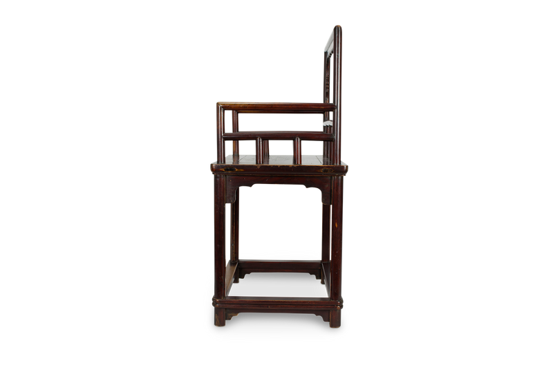 Pair Chinese Ancestor Chairs Priced Separately