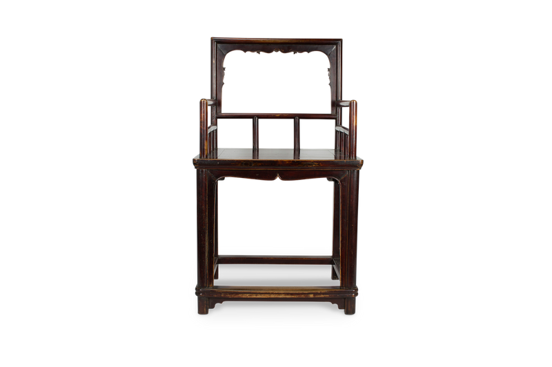 Pair Chinese Ancestor Chairs Priced Separately