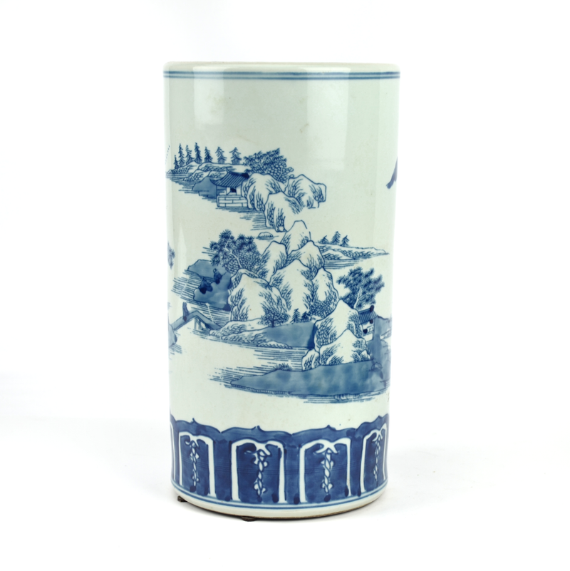 Chinese Landscape Vase